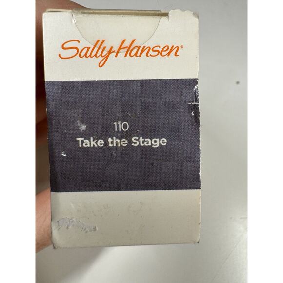 Sally Hansen Salon Insta Gel Strips # 110 Take The Stage (Gray/Silver Glitter) - Picture 2 of 6